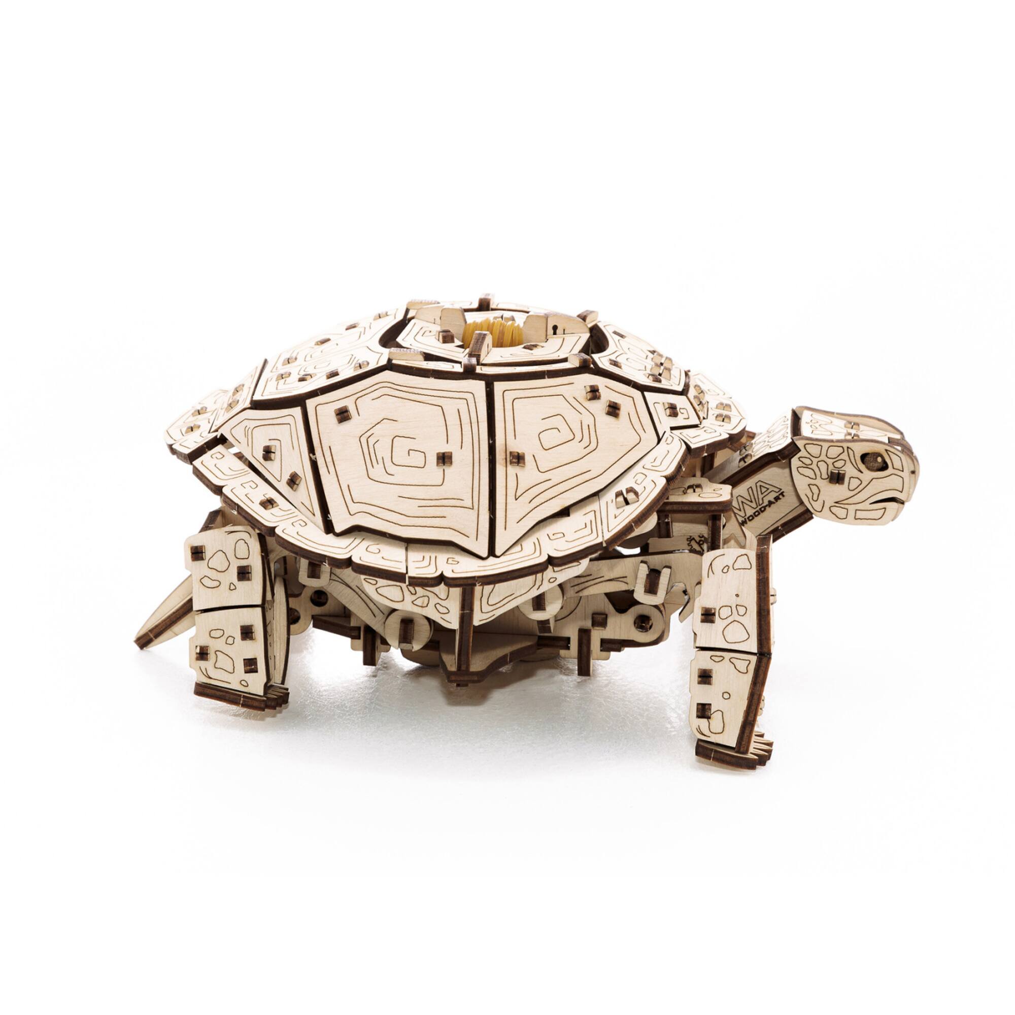 EWA™ Eco-Wood-Art Turtle 3D Wooden STEM Construction Kit